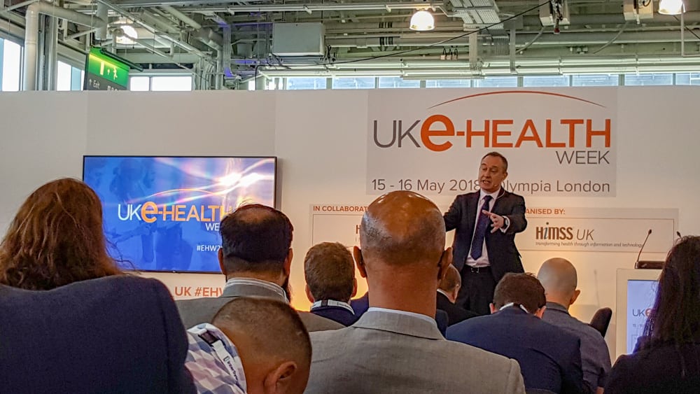 Matthew Swindells addresses e-Health Week 2018.