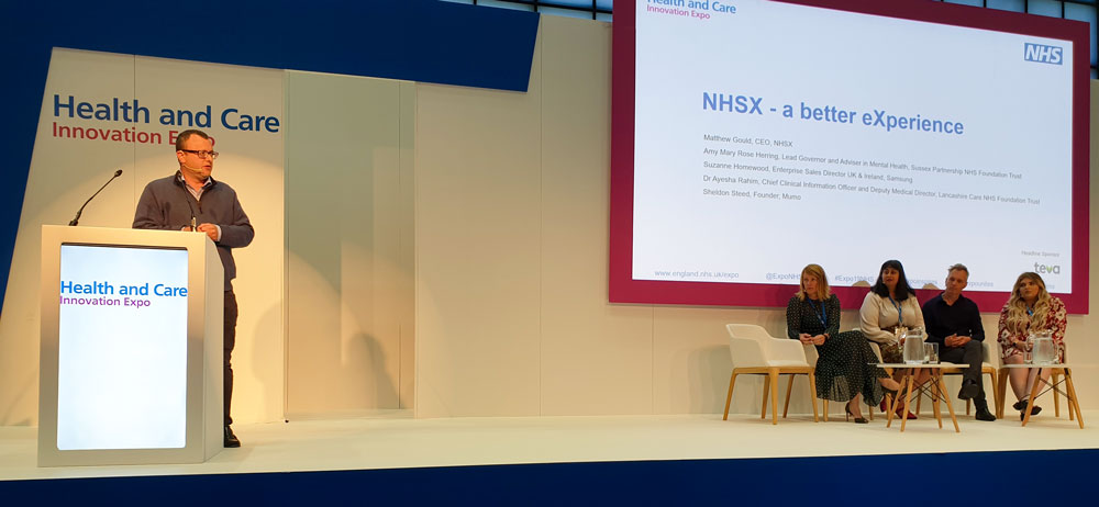 Matthew Gould, the chief executive of NHSX, leads a panel looking to the future.